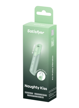 Stimulateur clitoridien de voyage Naughty Kiss Satisfyer - CC597871
